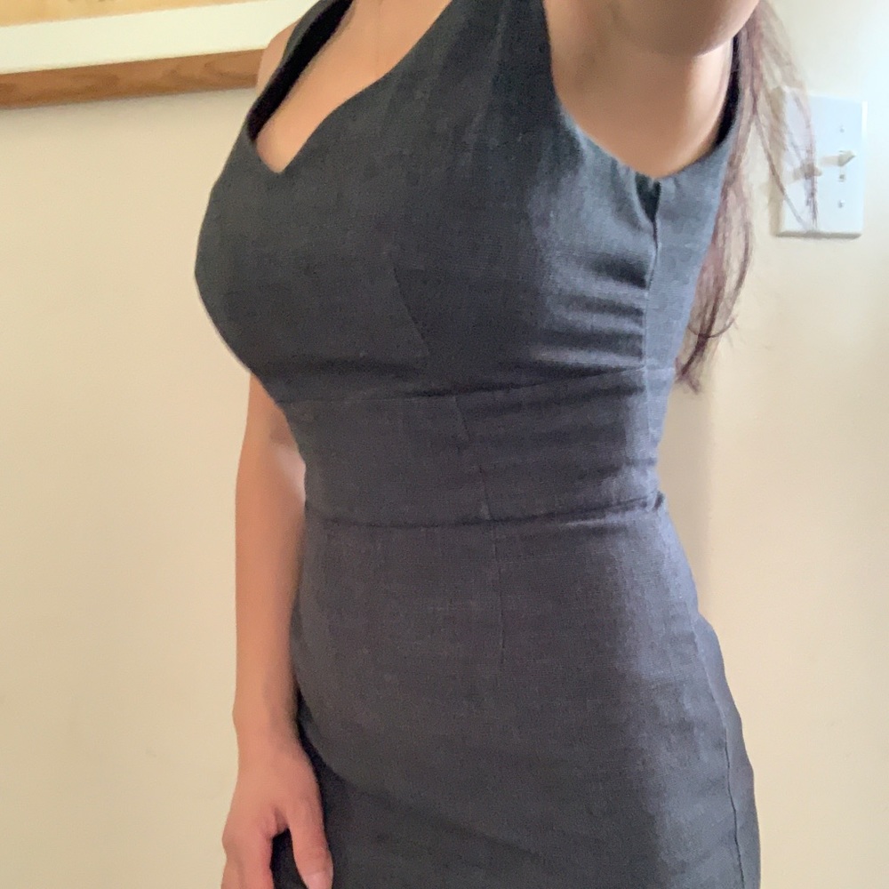 Banana Republic 0P gray dress